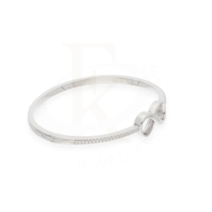 Sterling Silver 925 Splendor Crystal Infinity Bangle - Fkjbngsl7923 Bangles