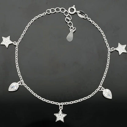 Italian Silver 925 Star Bracelet - Fkjbrlsl2340 Bracelets