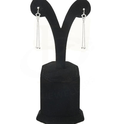 Italian Silver 925 Star Drop Earrings - Fkjernsl2178