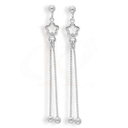 Italian Silver 925 Star Drop Earrings - Fkjernsl2178