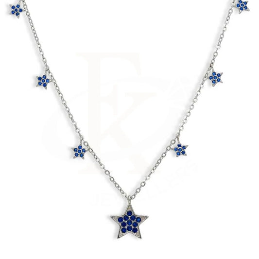 Sterling Silver 925 Stars Shaped Necklace - Fkjnklsl3016 Necklaces