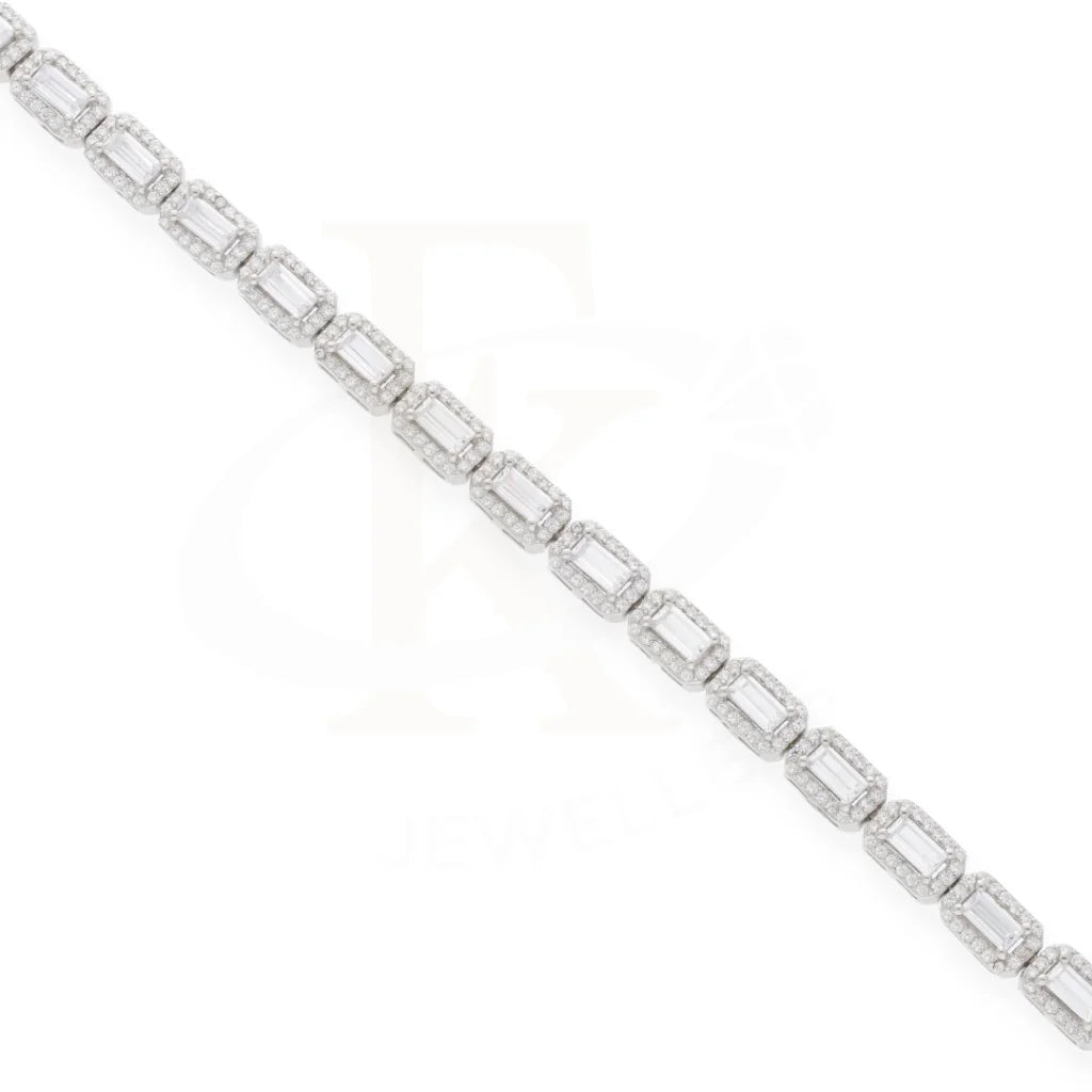 Sterling Silver 925 Tennis Setting Bracelet - Fkjbrlsl8057 Bracelets