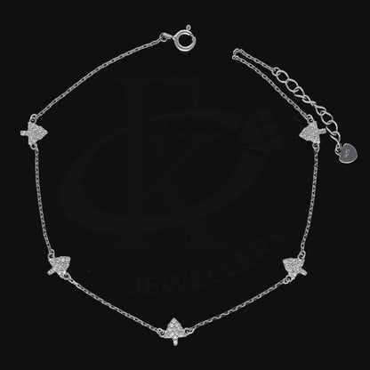 Sterling Silver 925 Tree Shaped Anklet - Fkjanklsl2032 Anklets