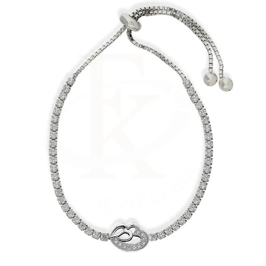 Italian Silver 925 Twisted Hearts Vermeil Bracelet - Fkjbrlsl2372 Bracelets