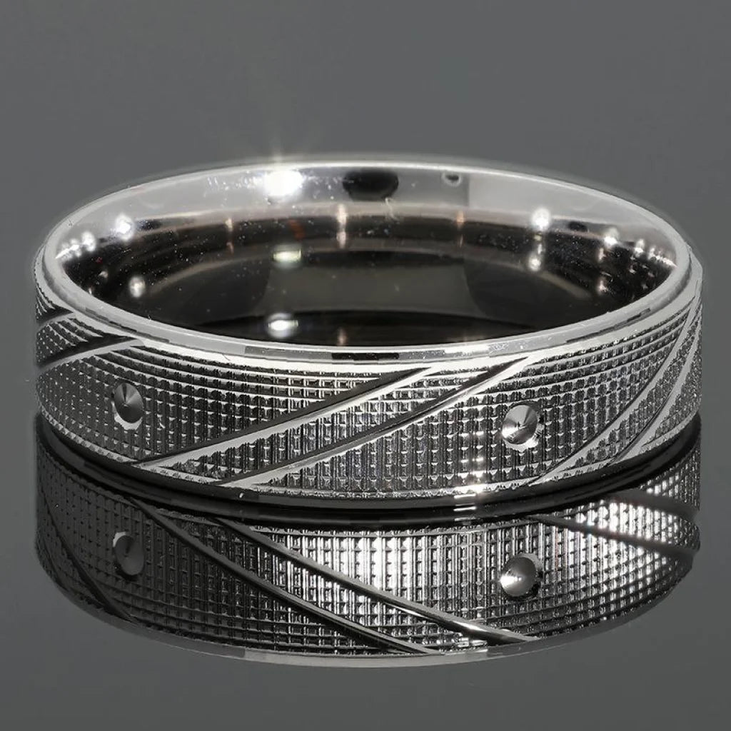 Italian Silver 925 Wedding Band Ring - Fkjrnsl2982 Rings