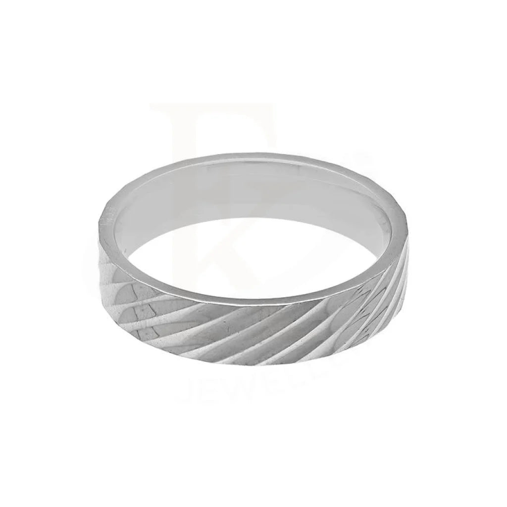 Italian Silver 925 Wedding Band Ring - Fkjrnsl3489 Rings