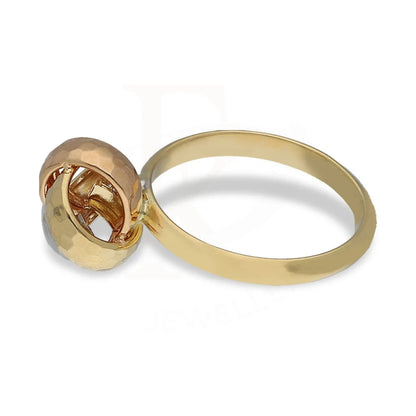 Tri Tone Gold Knot Ring 18Kt - Fkjrn18K5492 Rings