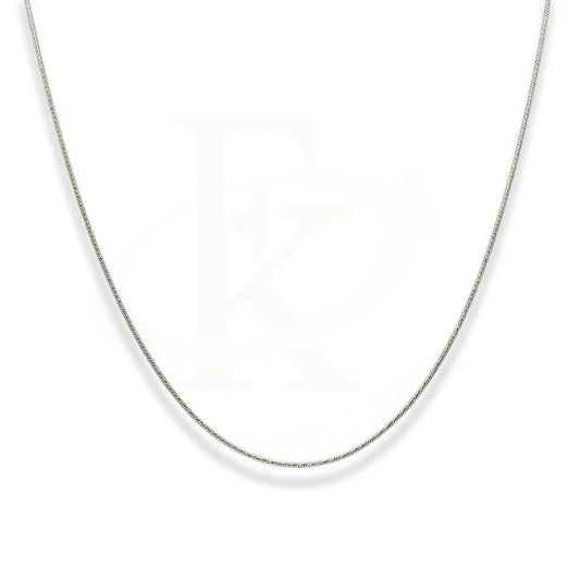 White Gold 20 Inches Snake Chain In 22Kt - Fkjcn22K2198 Chains